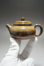 Load image into Gallery viewer, Wood Fired Little Round Nixing Teapot by Li Wenxin  李文新柴烧坭兴壶 125ml
