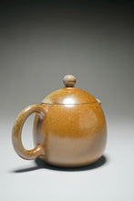 Load image into Gallery viewer, Wood Fired Dragon Egg Nixing Teapot by Li Wenxin  柴烧坭兴龙蛋壶 125ml
