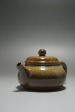 Load image into Gallery viewer, Wood Fired Little Round Nixing Teapot by Li Wenxin  李文新柴烧坭兴壶 125ml
