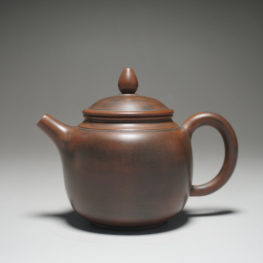 125ml Tall Fanggu Nixing Teapot by Li Wenxin 李文新素壶