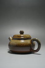 Load image into Gallery viewer, Wood Fired Little Round Nixing Teapot by Li Wenxin  李文新柴烧坭兴壶 125ml
