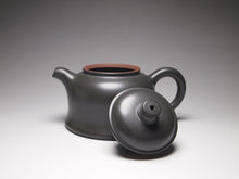 Load image into Gallery viewer, 130ml Dark Grey Jinzhong Nixing Teapot by Li Wenxin 李文新金钟壶
