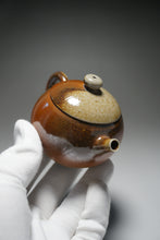 Load image into Gallery viewer, Wood Fired Round Nixing Teapot by Li Wenxin 李文新柴烧壶 130ml
