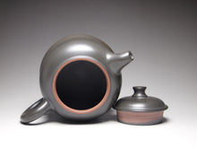 Load image into Gallery viewer, 130ml Dark Grey Jinzhong Nixing Teapot by Li Wenxin 李文新金钟壶
