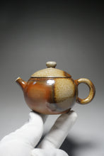 Load image into Gallery viewer, Wood Fired Round Nixing Teapot by Li Wenxin 李文新柴烧壶 130ml
