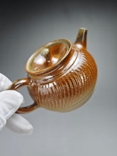 Load image into Gallery viewer, Wood Fired Tiaodao Nixing Teapot by Li Wenxin  李文新柴烧跳刀 130ml
