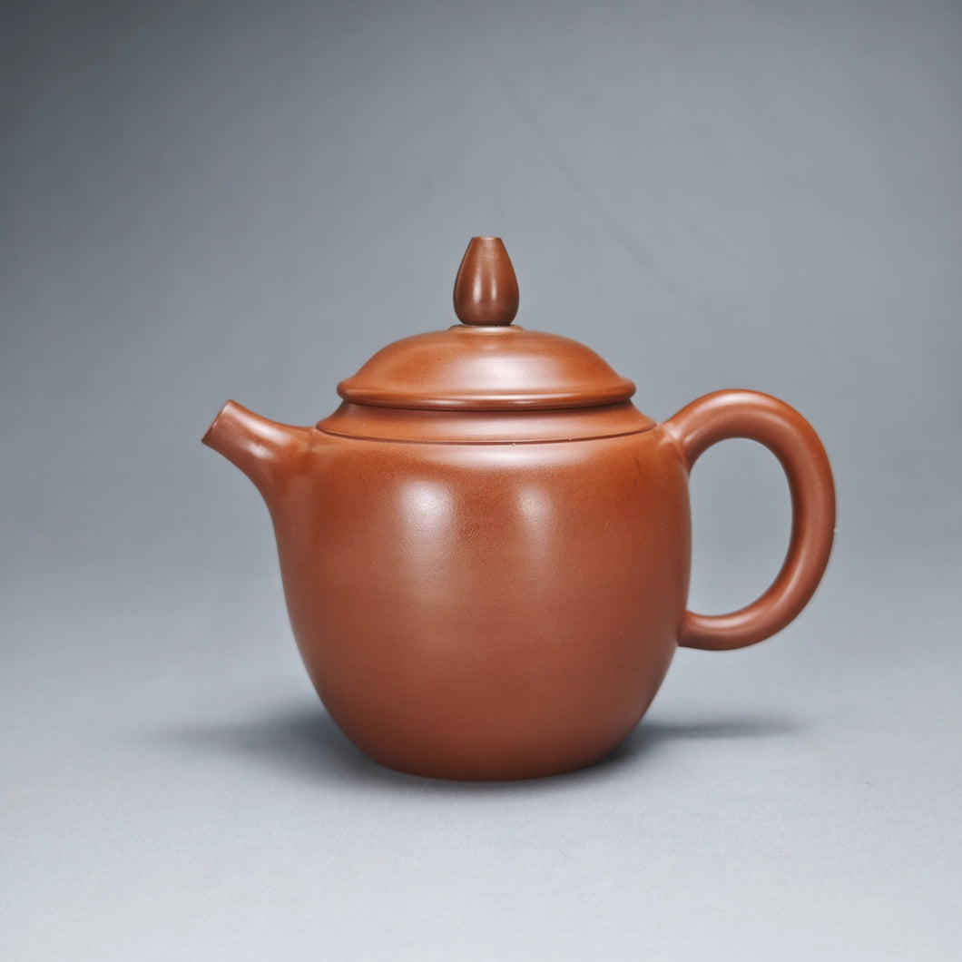 130ml Tall Fanggu Nixing Teapot with Yaobian by Li Wenxin 李文新泥兴阴阳仿古壶