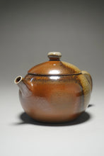 Load image into Gallery viewer, Wood Fired Round Nixing Teapot by Li Wenxin 李文新柴烧壶 130ml

