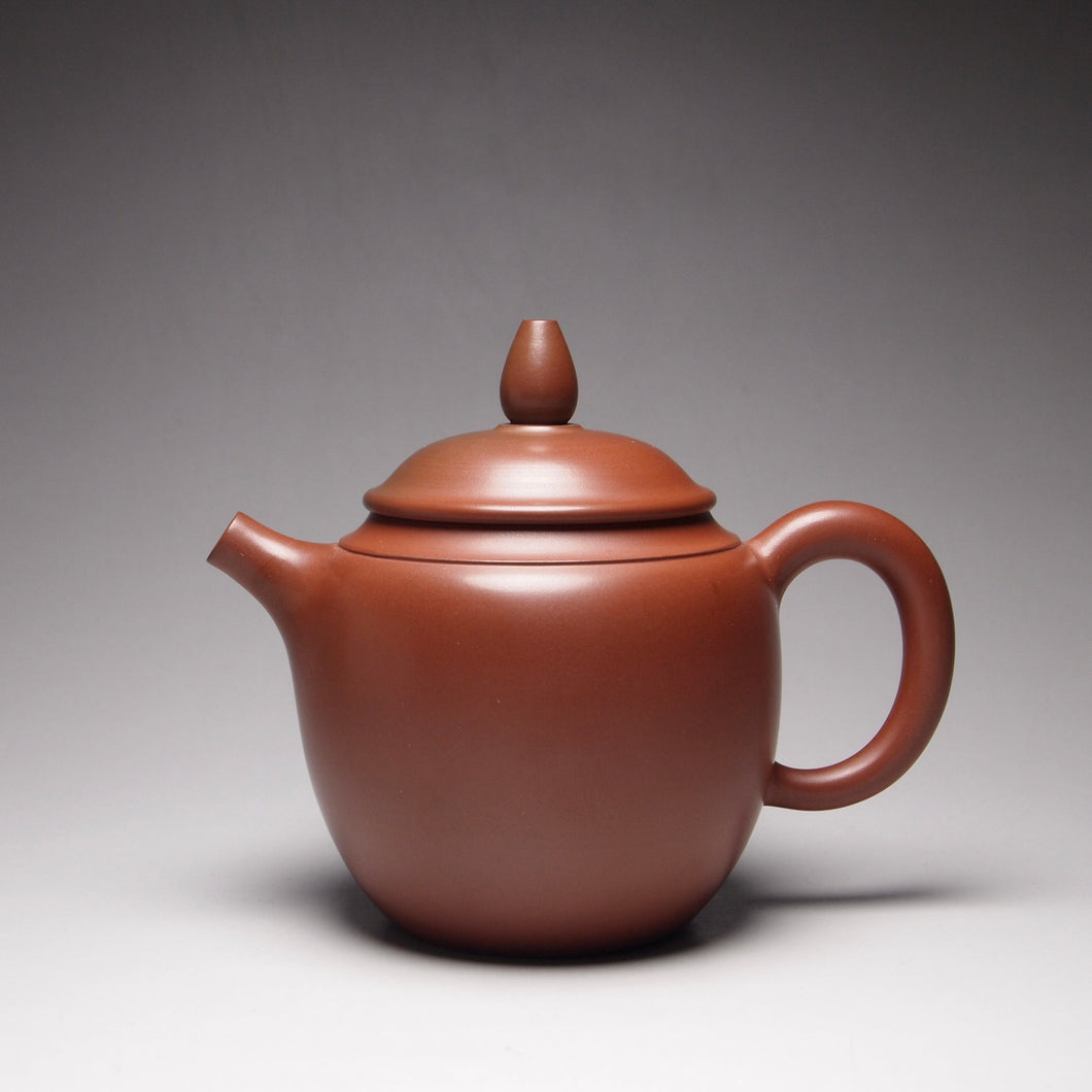 130ml Tall Fanggu Nixing Teapot with Yaobian by Li Wenxin 李文新泥兴阴阳仿古壶