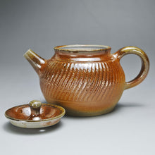 Load image into Gallery viewer, Wood Fired Tiaodao Nixing Teapot by Li Wenxin  李文新柴烧跳刀 130ml
