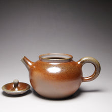 Load image into Gallery viewer, Wood Fired Round Nixing Teapot 柴烧泥兴壶 135ml
