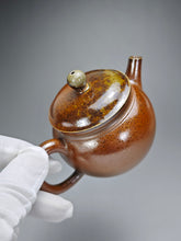 Load image into Gallery viewer, Wood Fired Lianzi Nixing Teapot by Li Wenxin  李文新柴烧莲子 140ml
