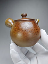 Load image into Gallery viewer, Wood Fired Side Handle Nixing Teapot by Li Wenxin 李文新柴烧坭兴侧把壶 140ml
