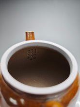 Load image into Gallery viewer, Wood Fired Lianzi Nixing Teapot by Li Wenxin  李文新柴烧莲子 140ml
