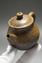 Load image into Gallery viewer, Wood Fired Panhu Nixing Teapot by Li Wenxin 李文新柴烧坭兴壶 140ml
