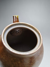 Load image into Gallery viewer, Wood Fired Side Handle Nixing Teapot by Li Wenxin 李文新柴烧坭兴侧把壶 140ml
