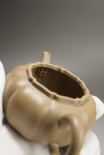 Load image into Gallery viewer, Fully Handmade Jiangpo-Qingni Jingwen Lion Head Yixing Teapot by Feng Tao 全手工冯涛降坡青泥筋纹狮球 140ml
