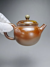 Load image into Gallery viewer, Wood Fired Lianzi Nixing Teapot by Li Wenxin  李文新柴烧莲子 140ml
