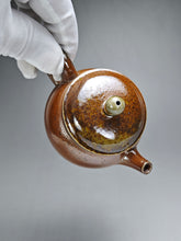 Load image into Gallery viewer, Wood Fired Lianzi Nixing Teapot by Li Wenxin  李文新柴烧莲子 140ml
