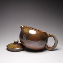 Load image into Gallery viewer, Wood Fired Xishi Nixing Teapot by Li Wenxin 李文新柴烧坭兴西施壶 145ml
