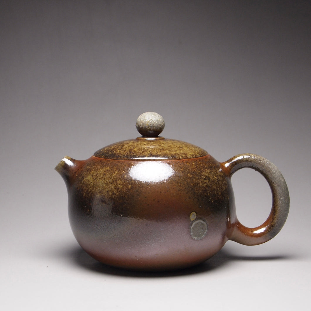 Wood Fired Xishi Nixing Teapot by Li Wenxin 李文新柴烧坭兴西施壶 145ml