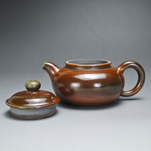 Load image into Gallery viewer, Wood Fired Fanggu Nixing Teapot by Li Wenxin  李文新柴烧坭兴仿古 145ml
