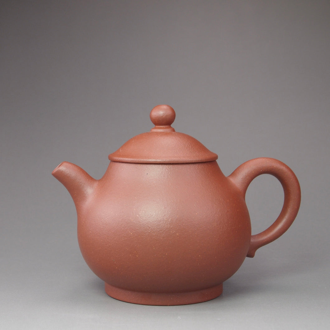 Red Jiangponi Panhu Yixing Teapot 降坡红泥潘壶 150ml