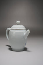 Load image into Gallery viewer, Qinghua Bird and Fish Jingdezhen Porcelain Tall Teapot 青花手绘高士壶 150ml
