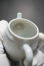 Load image into Gallery viewer, Qinghua Bird and Fish Jingdezhen Porcelain Tall Teapot 青花手绘高士壶 150ml
