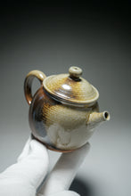 Load image into Gallery viewer, Wood Fired Oval Nixing Teapot by Li Wenxin 李文新柴烧壶 150ml
