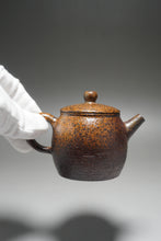 Load image into Gallery viewer, Wood Fired Tall Rustic Nixing Teapot by Li Wenxin 李文新柴烧坭兴壶 150ml
