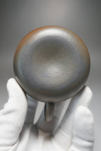 Load image into Gallery viewer, Wood Fired Lao Zini Gourd Yixing Teapot 柴烧五号井紫泥匏瓜 150ml
