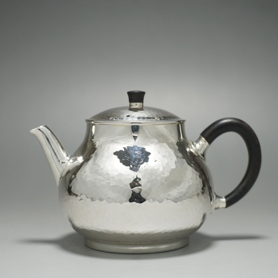999 Pure Silver Handmade Elegant Teapot no.2 全手工纯银999壶 150ml