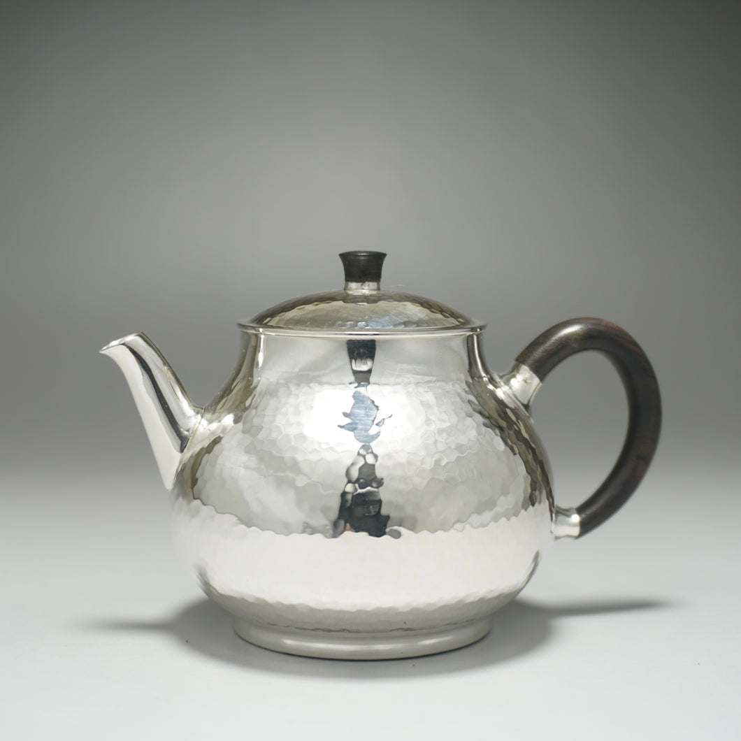 999 Pure Silver Handmade Elegant Teapot no.2 全手工纯银999壶 150ml