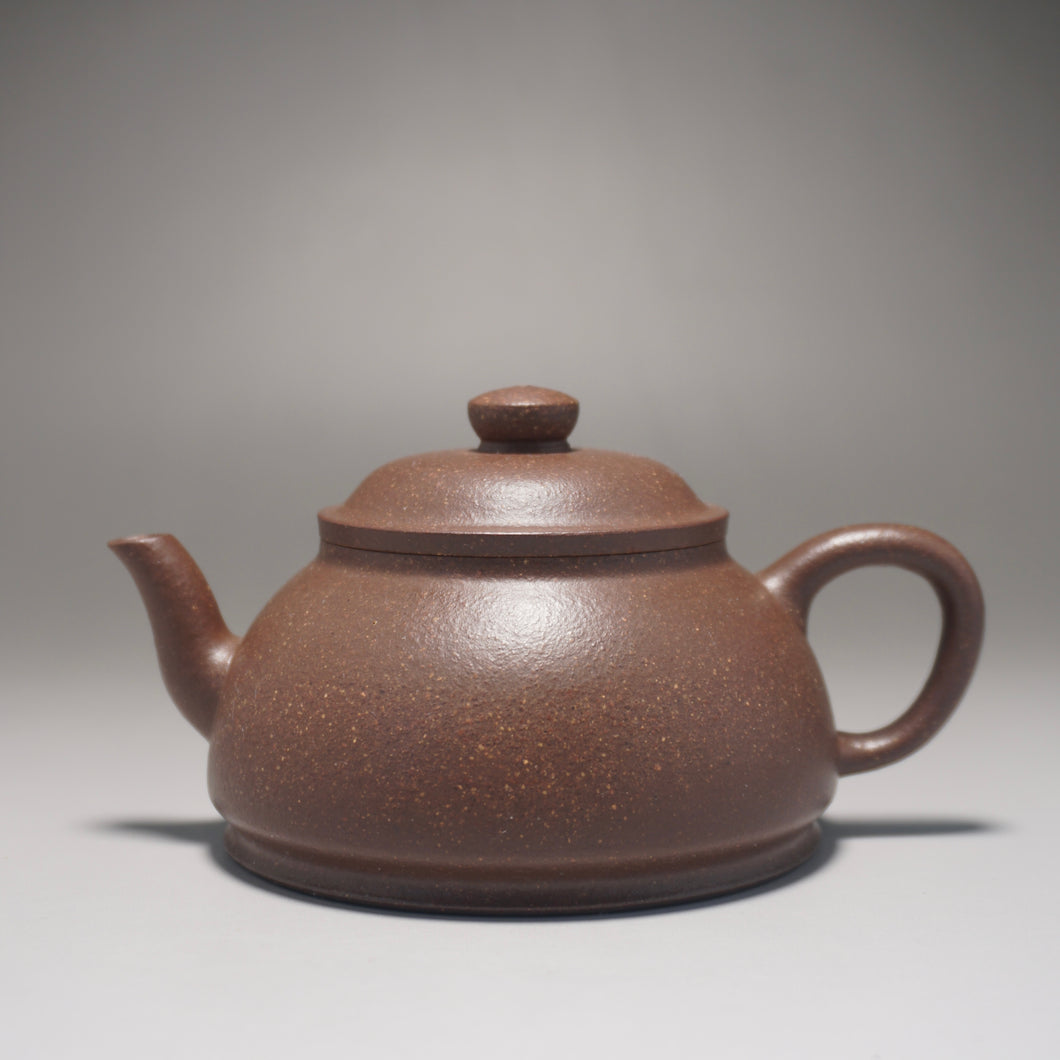 Fully Handmade Lao Duanni Limao Yixing Teapot by Wang Kaili 王凯丽全手工老段泥笠帽 150ml