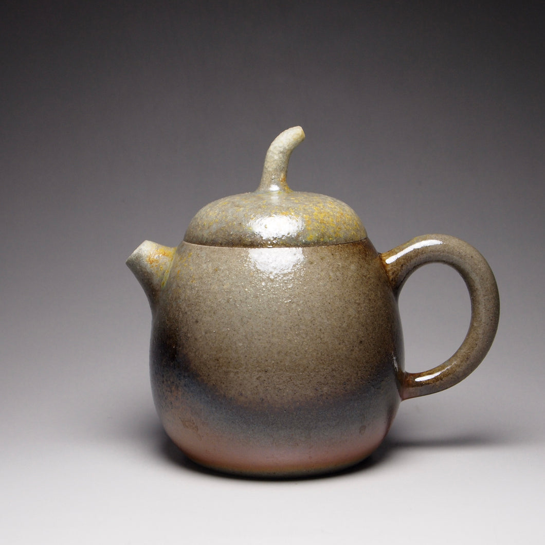 Dafengjiang Wood Kiln Fired Melon Nixing Teapot no.2 大风江柴烧泥兴壶 150ml