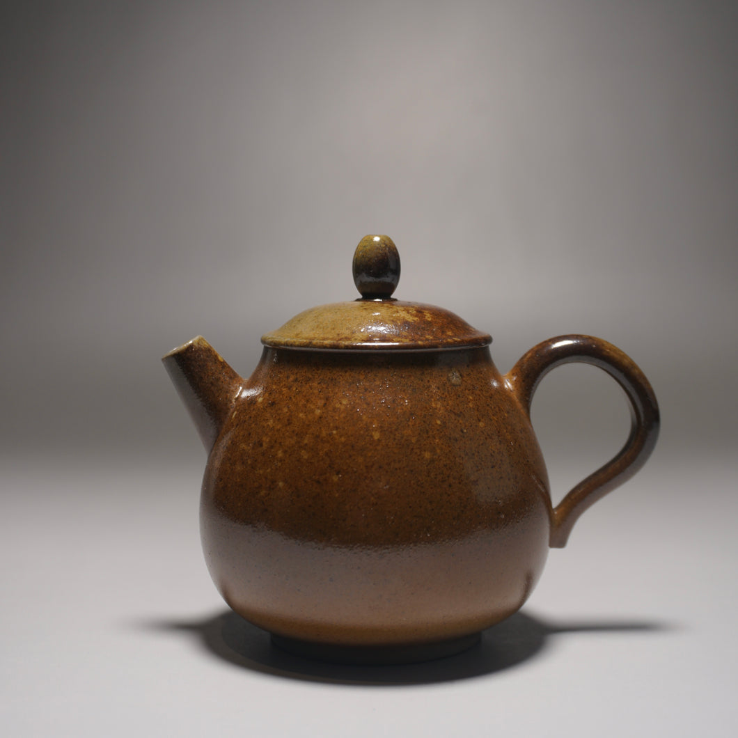 Wood Fired Gaopan Nixing Teapot by Li Wenxin  李文新柴烧坭兴壶 150ml