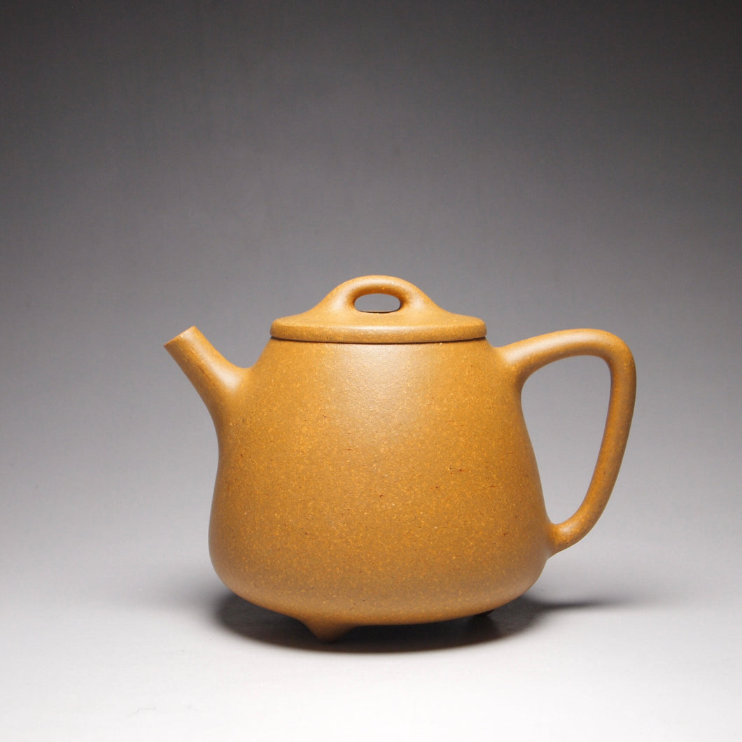Huangjin Duan Tall Shipiao Yixing Teapot 黄金段高石瓢 150ml