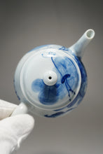 Load image into Gallery viewer, Qinghua Duck and Lotus Jingdezhen Fine Porcelain Teapot by Master KuangShi 150ml

