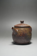 Load image into Gallery viewer, Wood Fired Tall Rock Nixing Teapot by Li Wenxin 李文新柴烧坭兴壶 155ml

