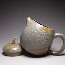 Load image into Gallery viewer, Dafengjiang Wood Kiln Fired Melon Nixing Teapot  大风江柴烧泥兴壶 155ml
