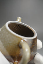Load image into Gallery viewer, Wood Fired Shipiao Nixing Teapot by Li Wenxin  李文新柴烧坭兴石瓢 155ml
