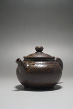 Load image into Gallery viewer, Wood Fired Round Rustic Nixing Teapot by Li Wenxin 李文新柴烧坭兴壶 155ml
