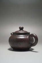 Load image into Gallery viewer, Wood Fired Round Rustic Nixing Teapot by Li Wenxin 李文新柴烧坭兴壶 155ml

