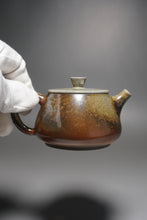 Load image into Gallery viewer, Wood Fired Shipiao Nixing Teapot by Li Wenxin  李文新柴烧坭兴石瓢 155ml
