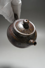Load image into Gallery viewer, Wood Fired Round Rustic Nixing Teapot by Li Wenxin 李文新柴烧坭兴壶 155ml
