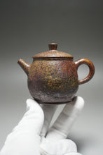 Load image into Gallery viewer, Wood Fired Tall Rock Nixing Teapot by Li Wenxin 李文新柴烧坭兴壶 155ml
