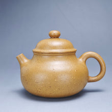 Load image into Gallery viewer, Fully Handmade JinKui Huangjin Duanni Rongtian Yixing Teapot 全手工蔡赫伟金葵黄段泥容天 160ml
