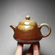 Load image into Gallery viewer, Wood Fired Junle Nixing Teapot no. 2  柴烧坭兴君乐壶 160ml
