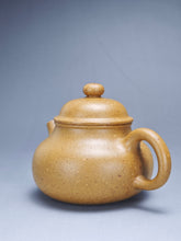 Load image into Gallery viewer, Fully Handmade JinKui Huangjin Duanni Rongtian Yixing Teapot 全手工蔡赫伟金葵黄段泥容天 160ml
